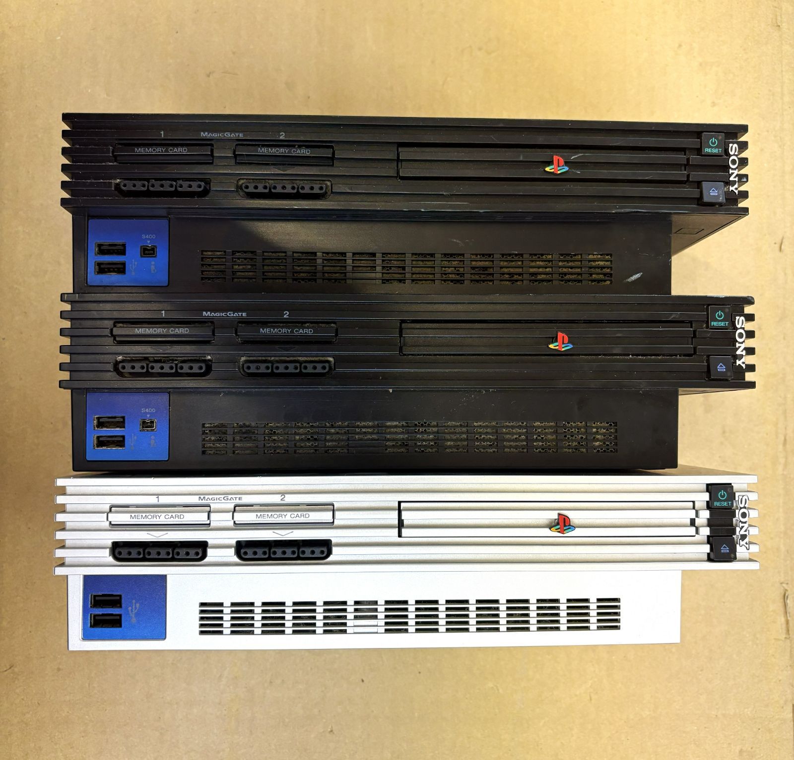 3台セット【SONY ・ソニー】PlayStation2 PS2本体 ゲーム機器 動作