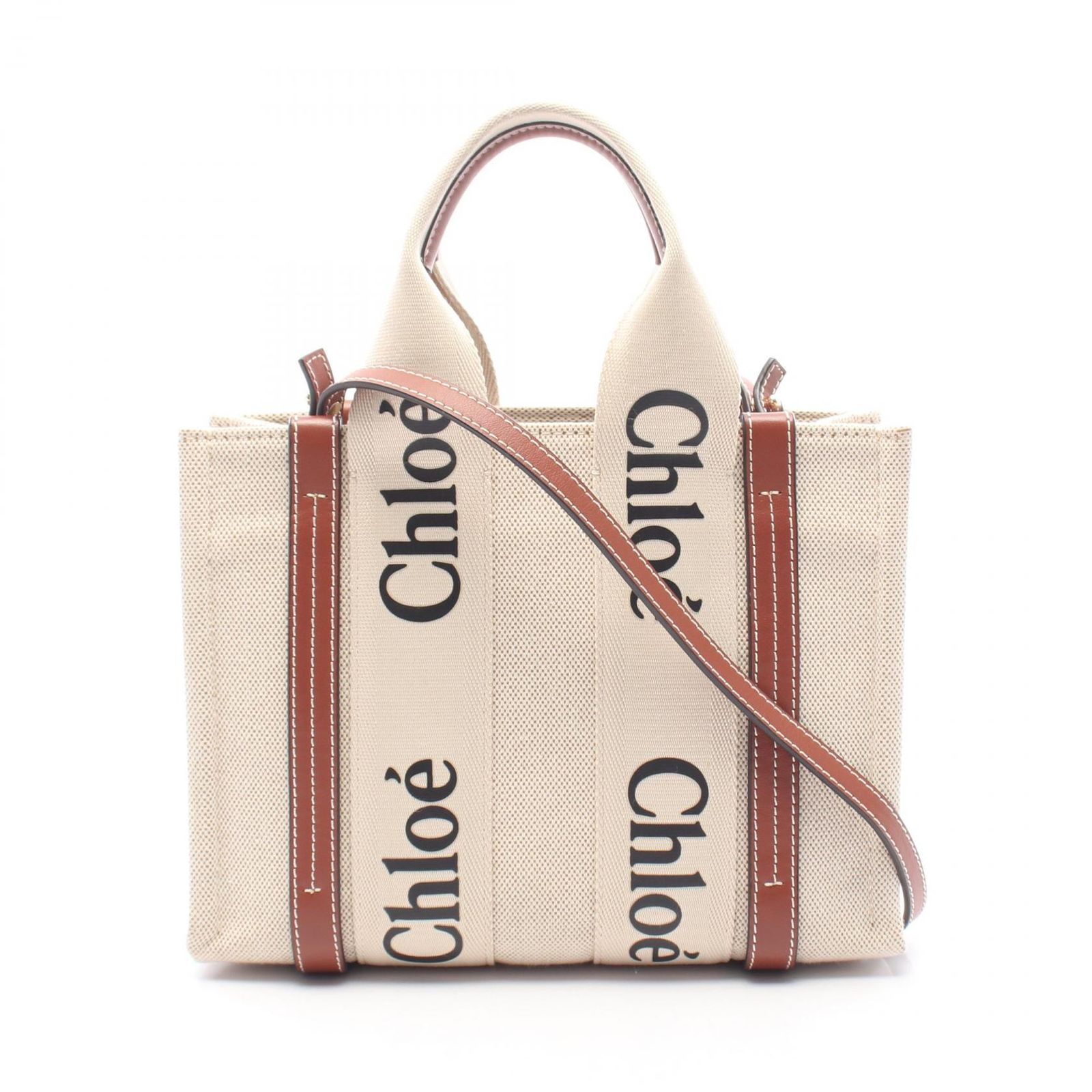 Chloe クロエ WOODY ウッディ スモール 2WAY ハンドバッグ