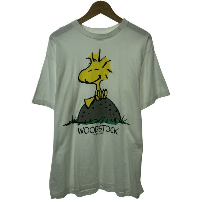 【中古】　America’s Beat　Tシャツ　90s vintage　90年代　OLD　半袖　トップス　クルーネック　キャラクター　ウッドストック　プリント　USA製　古着　/1590