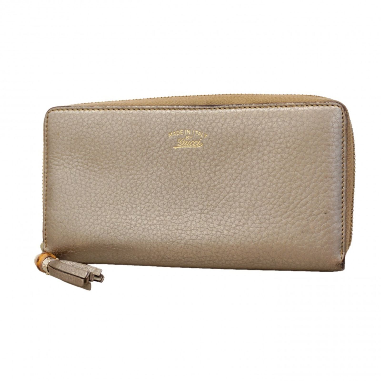 グッチ(Gucci) グッチ 長財布 バンブー 307984 レザー ライトブラウン