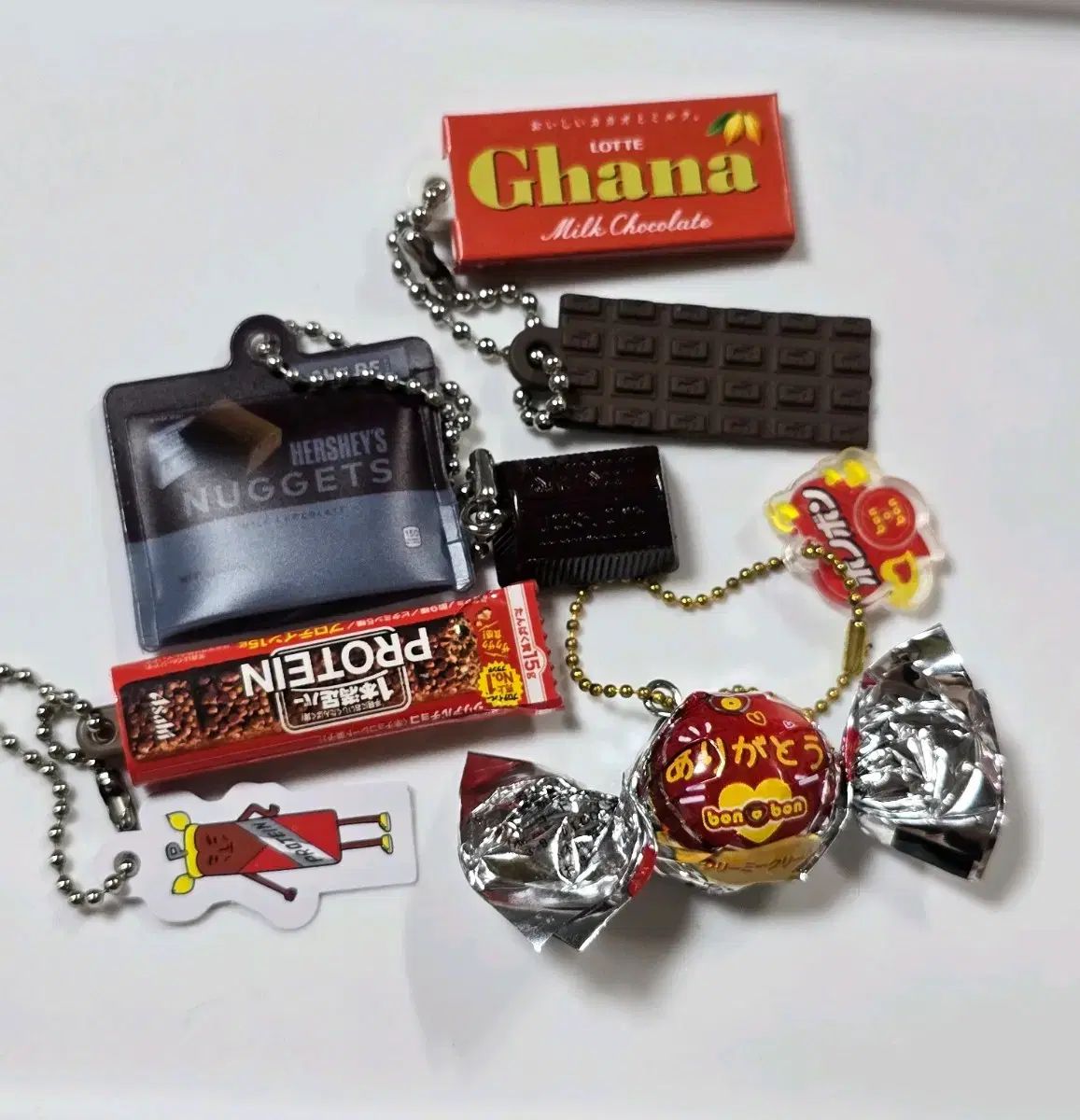 チョコレートガチャキーホルダー 4個まとめ