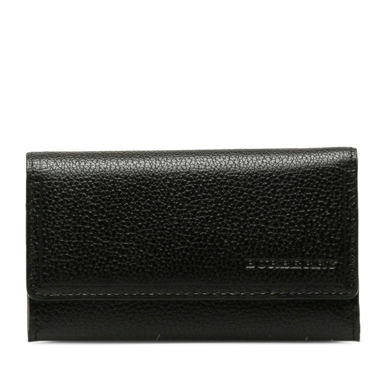 バーバリー ノバチェック キーケース 5連 ブラック レザー メンズ BURBERRY【228-37430】