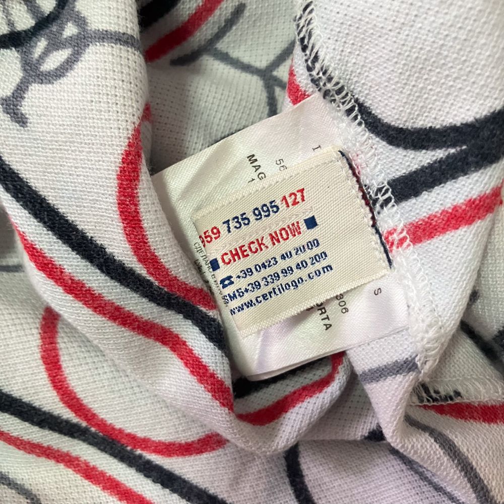 希少】MONCLER GAMME BLEU 自転車柄 ポロシャツ M トムブラウン