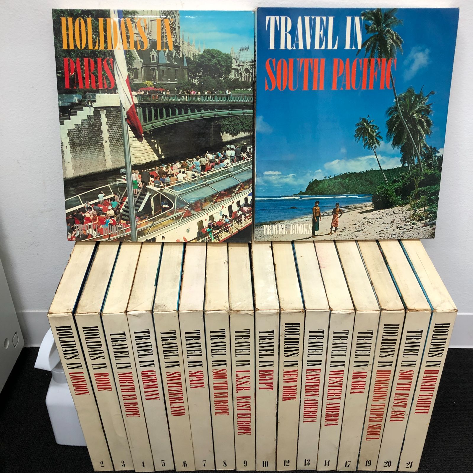 【希少ヴィンテージレア】トラベルブックス全22冊中全18冊　世界文化社　昭和45年【レトロ写真集】
