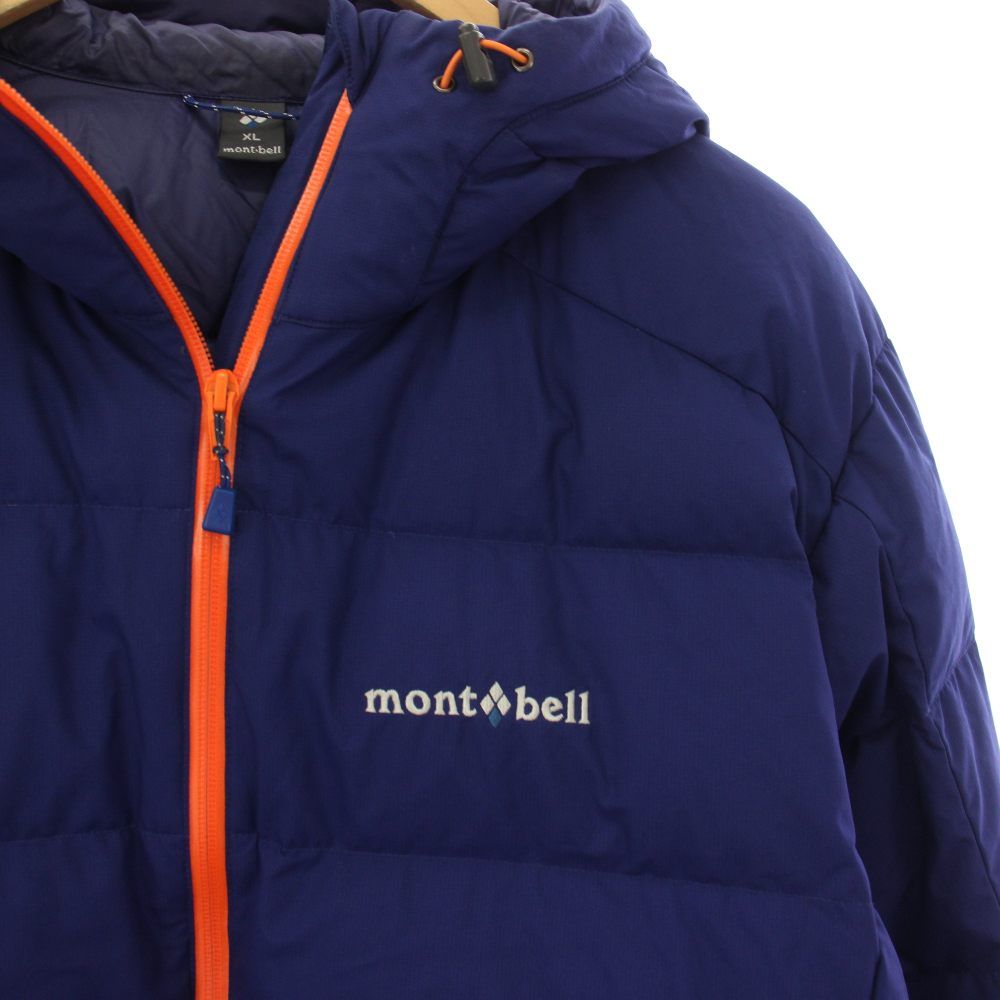 mont-bell ダウンジャケット 青 1101501 モンベル Montbell パーマフロスト ライトダウンパーカ ダウン
