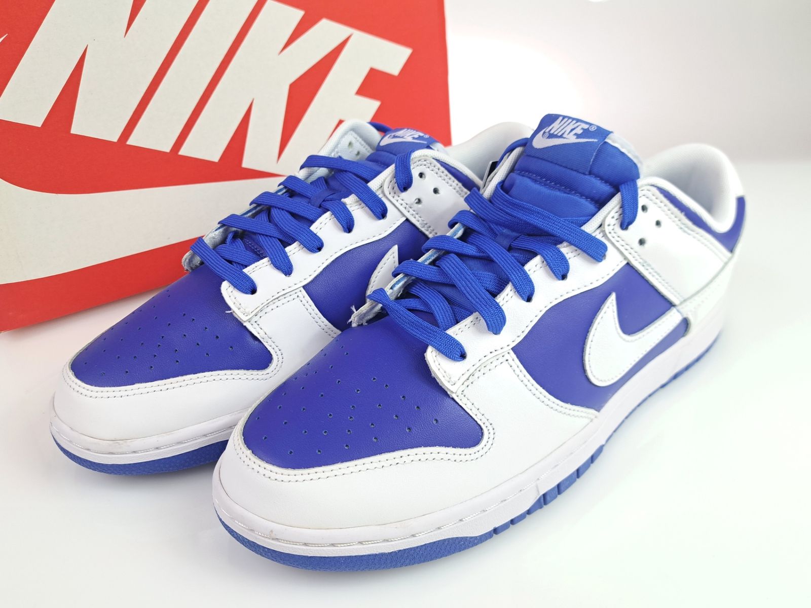 新品　未使用　ナイキ　NIKE　DUNK LOW RETRO　ダンク ロー レトロ　スニーカー　30cm　レーサーブルー/ホワイト　送料無料