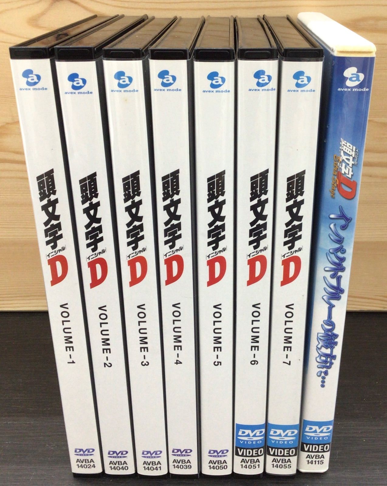 【中古・現状品】頭文字D　イニシャルD　DVD　８枚　K-675