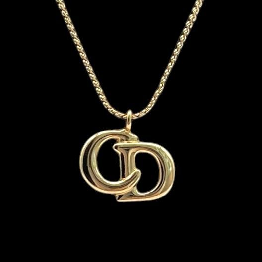 Christian Dior クリスチャンディオール ネックレス CDロゴ 刻印