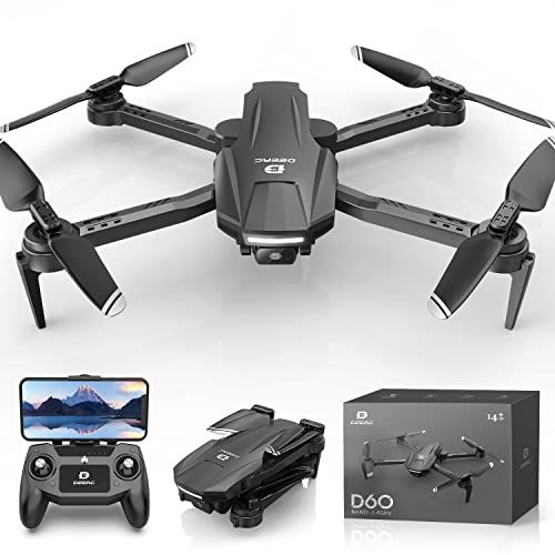 ドローン カメラ付き DEERC 折りたたみ式 1080Pカメラ 90°自動調整可能 初心者向け 軽量 ミニドローン 操作時間22分 高速旋回モード ホバリングモード ヘッドレスモード 2.4GHz 3段階速度調整 国内認証済み 誕生日 プレ bddb6ee6