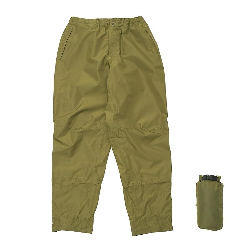 【新品】 KiU キウ フレックス ライドパンツ FLEX RIDE PANTS 防水 撥水 耐水 レインパンツ リフレクター スリット ポケット おしゃれ 通勤 通学 自転車 収納袋 ユニセックス メンズ レディース 男女兼用 カーキ K504L-906