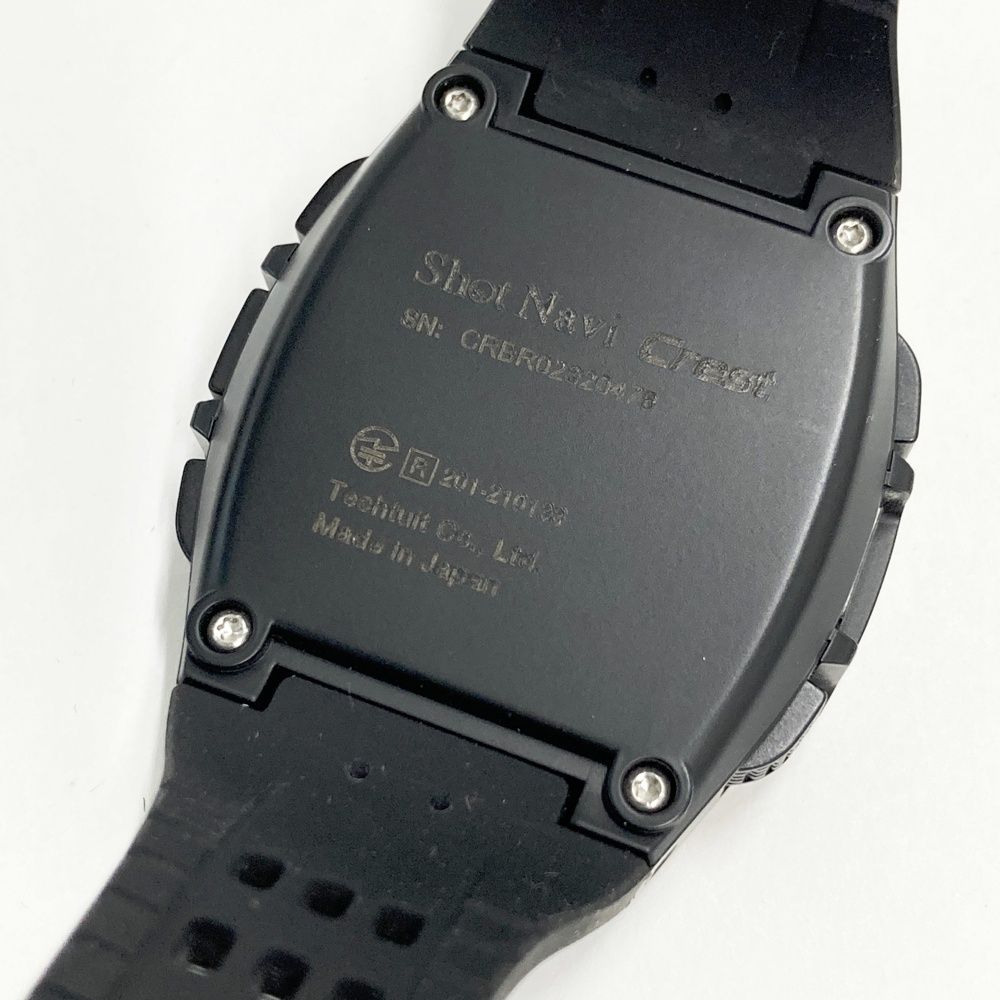 ショットナビ ゴルフ用GPSナビ Crest ブラック×ブラック CrestBK ゴルフ SHOT NAVI ショットナビ GPSナビ Crest ブラック系