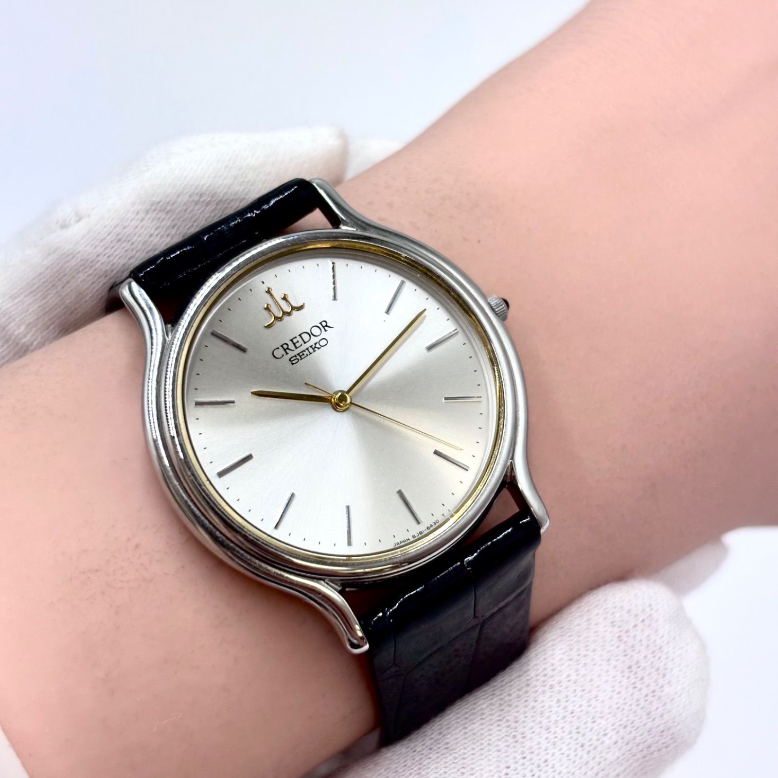 稼働/純正ベルト】SEIKO/セイコー CREDOR/クレドール シグノ 腕時計