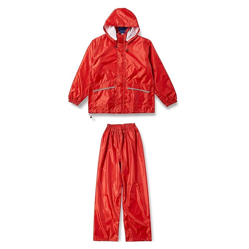 【新品】 Winter Cherry(ウィンターチェリー)レインスーツ 上下セット 透湿 総裏メッシュ アドベントレインスーツ 7540 オーロラレッド L