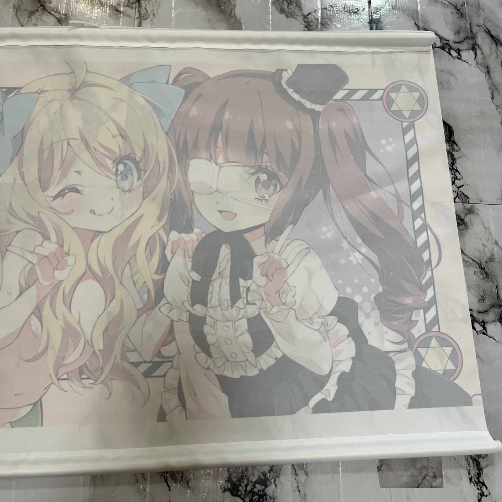 邪神ちゃんドロップキック 邪神ちゃん＆花園ゆりね B2タペストリー 175