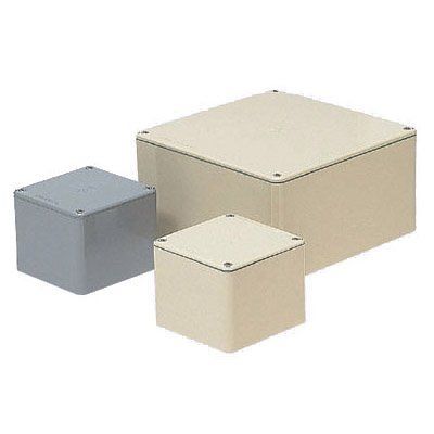 新品 未来工業 防水プールボックス 平蓋 正方形 ノックなし 250×250×150 ベージュ PVP-2515AJ