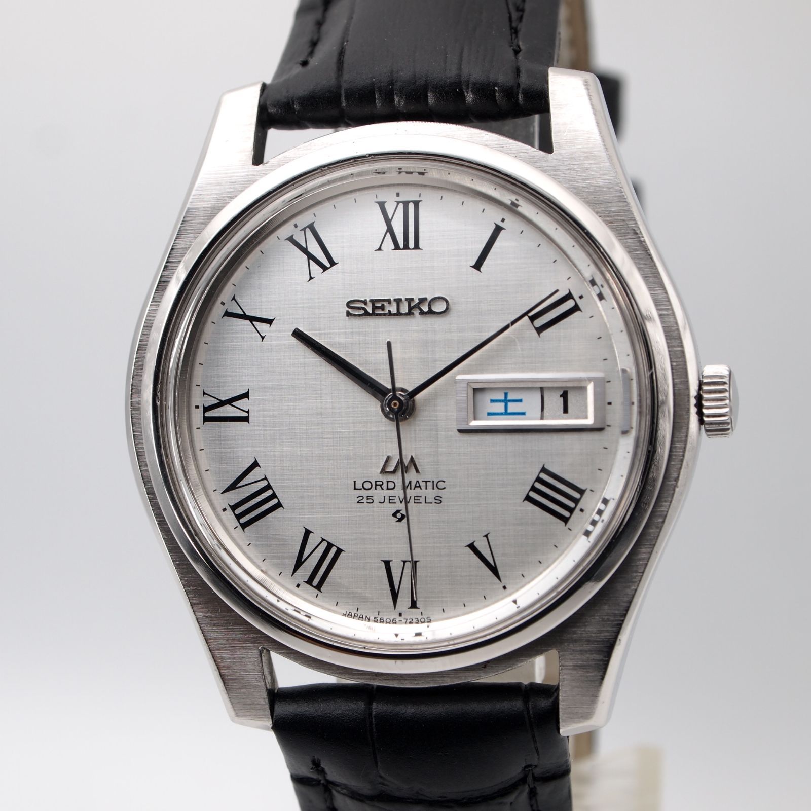 OH済 SEIKO ロードマチック 絹目　ローマン