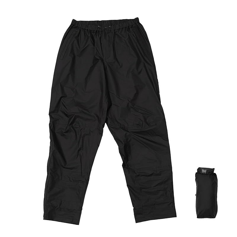【新品】 KiU キウ フレックス ライドパンツ FLEX RIDE PANTS 防水 撥水 耐水 レインパンツ リフレクター スリット ポケット おしゃれ 通勤 通学 自転車 収納袋 ユニセックス メンズ レディース 男女兼用 ブラック K504L-900