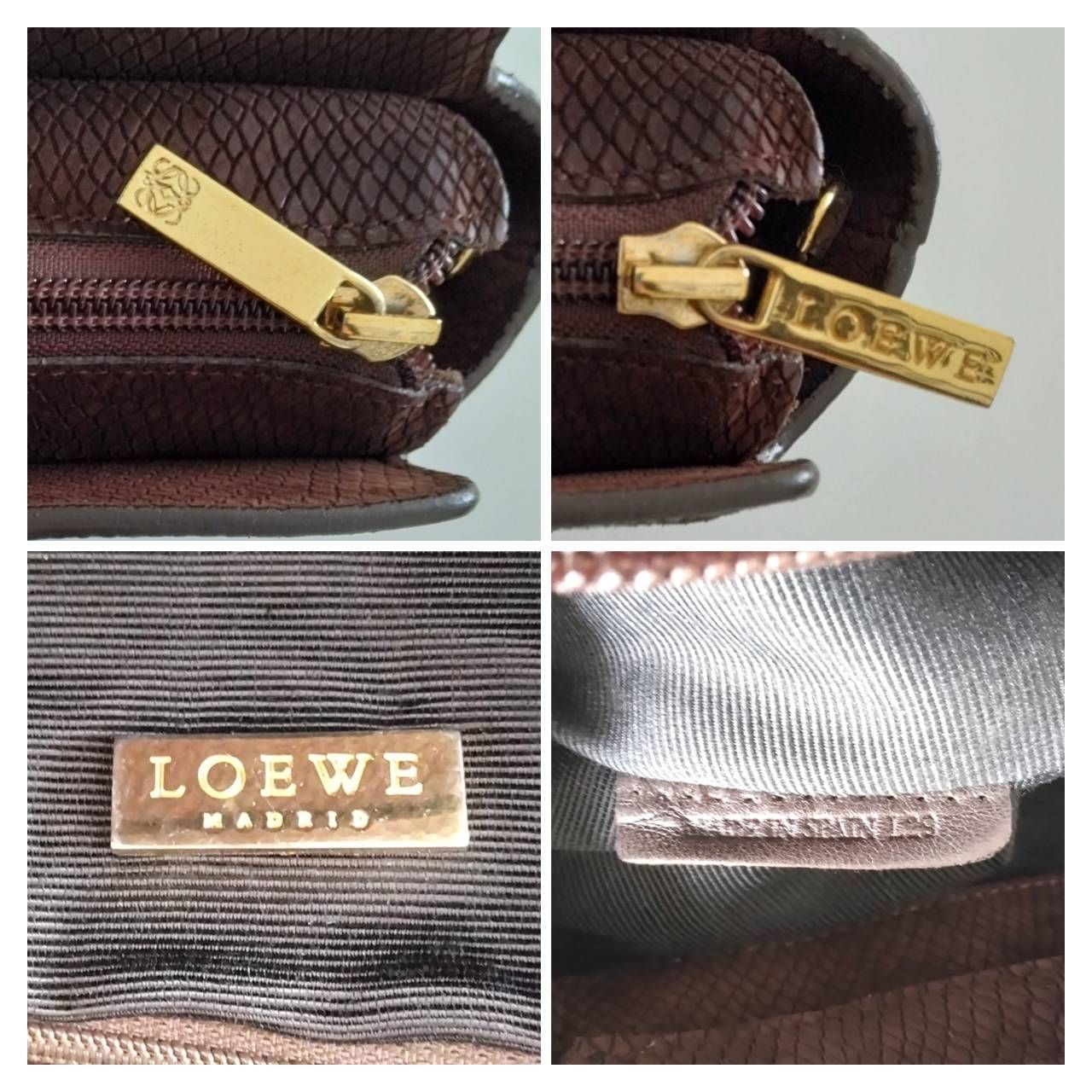 LOEWE ロエベ 2way ハンドバッグ ブラウン - メルカリ