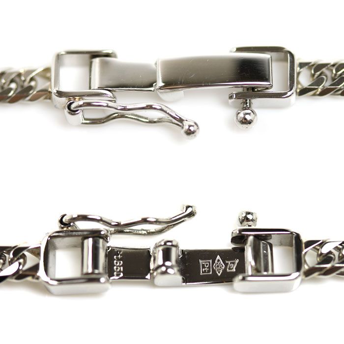 Pt850プラチナ ネックレス 喜平6面Wカット 20.5g 50cm ユニセックス 中古 Pt850プラチナ ネックレス 喜平6面Wカット 20.5g 50cm ユニセックス 中古