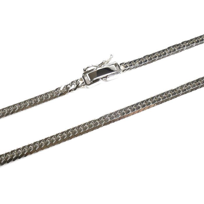 Pt850プラチナ ネックレス 喜平6面Wカット 20.5g 50cm ユニセックス 中古 Pt850プラチナ ネックレス 喜平6面Wカット 20.5g 50cm ユニセックス 中古