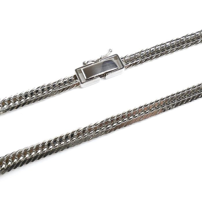 Pt850プラチナ ネックレス 喜平12面トリプルカット 30.2g 50cm ユニセックス 中古 Pt850プラチナ ネックレス 喜平12面トリプルカット 30.2g 50cm ユニセックス 中古