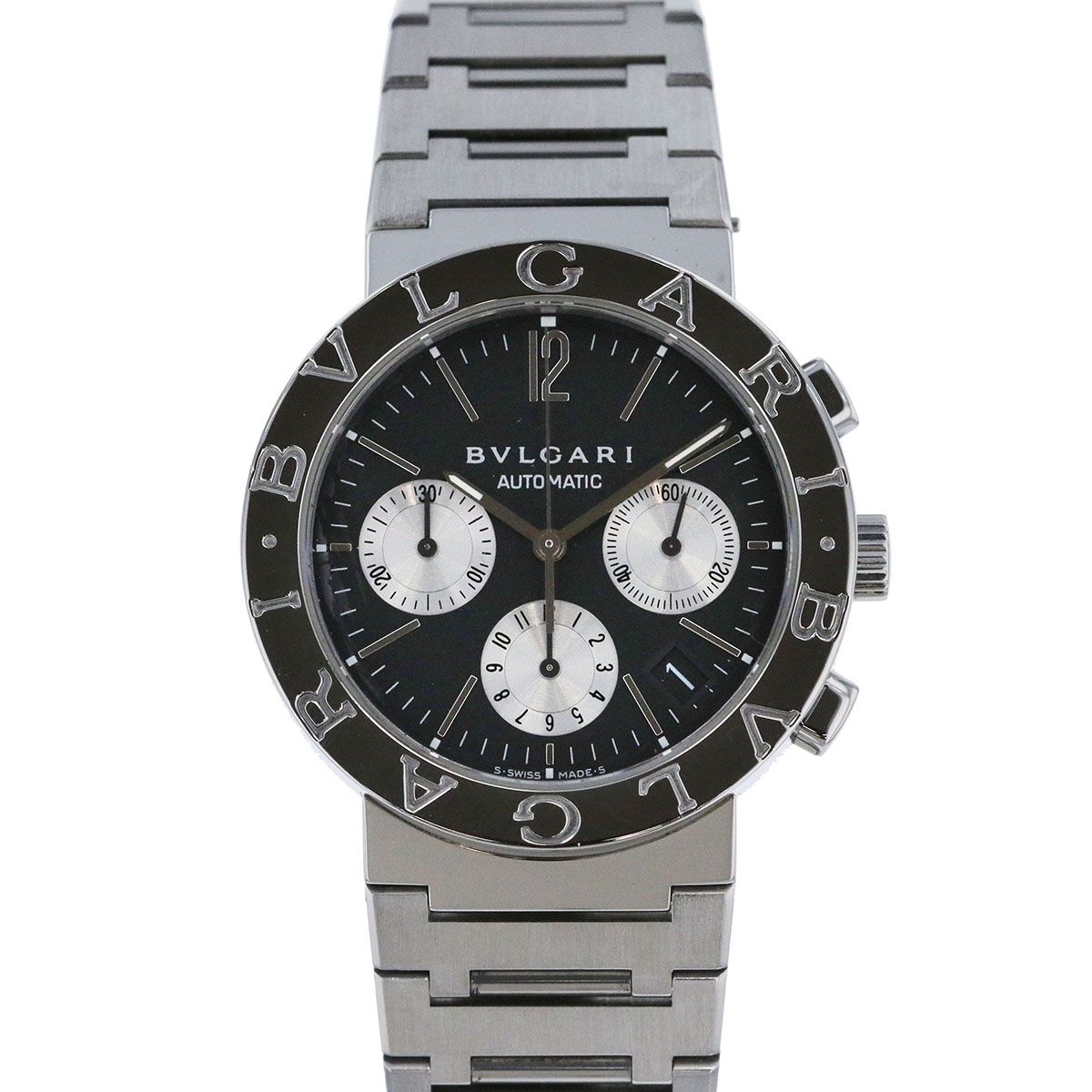 BVLGARI ブルガリ ブルガリブルガリ クロノグラフ 自動巻き 38mm SS 