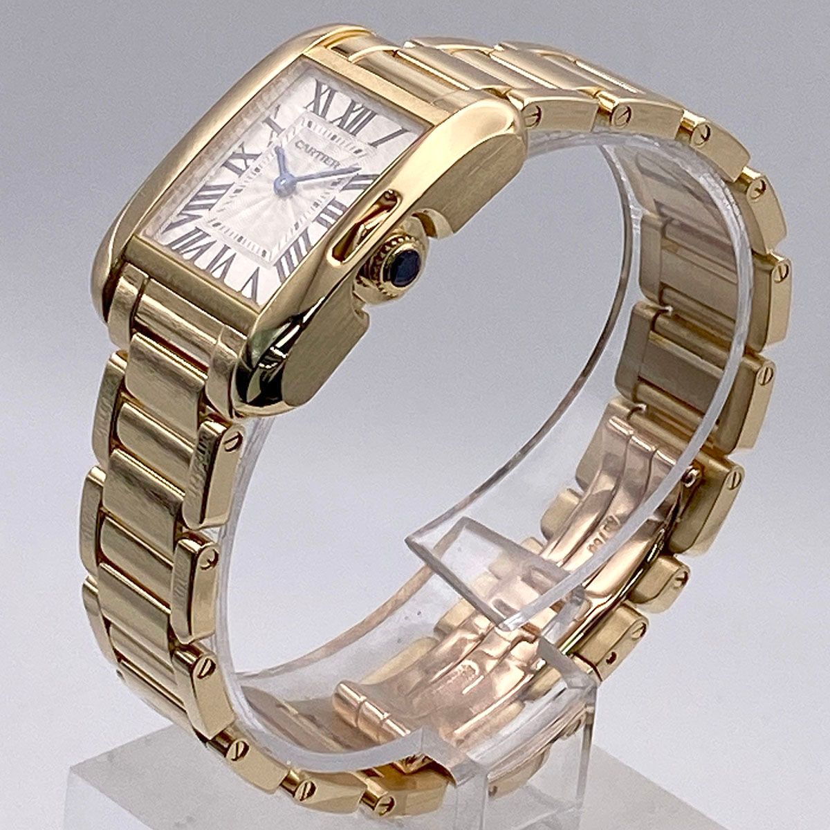 CARTIER カルティエ タンク アングレーズ SM 18K イエローゴールド 