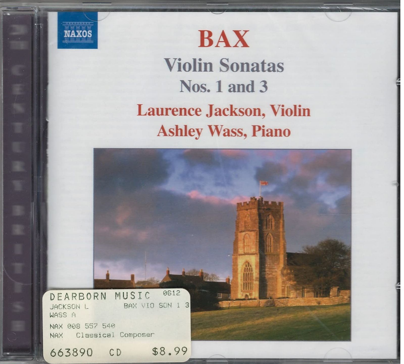【CD】Violin Sonatas Nos 1 & 3