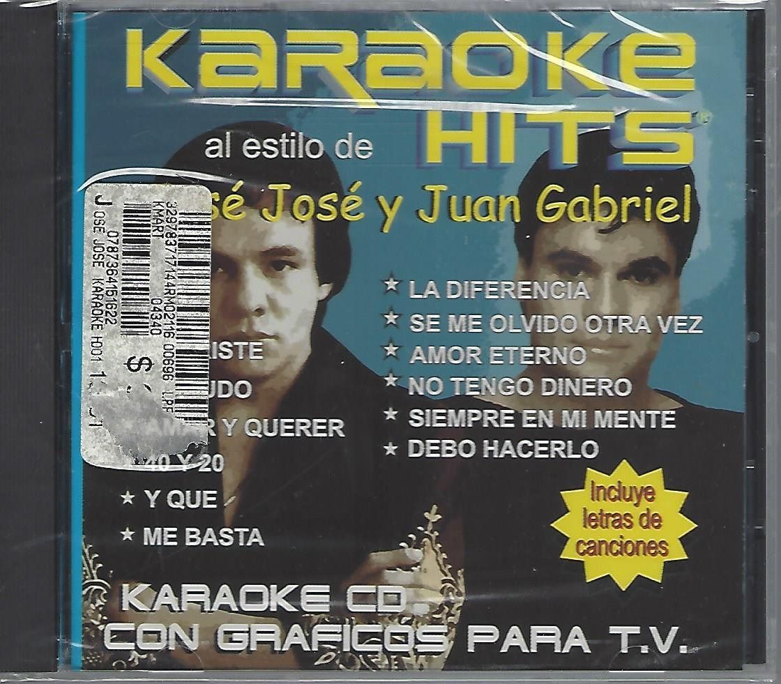 【CD】Karaoke Hits: Jose Jose / Juan Gabriel