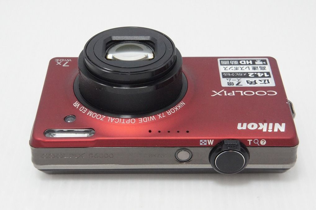 良品 Nikon ニコン COOLPIX S6000 コンパクトデジタルカメラ フラッシュレッド 260513r 良品 Nikon ニコン COOLPIX S6000 コンパクトデジタルカメラ フラッシュレッド 260513r