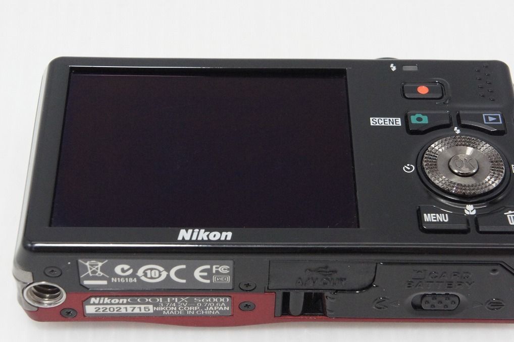 良品 Nikon ニコン COOLPIX S6000 コンパクトデジタルカメラ フラッシュレッド 260513r 良品 Nikon ニコン COOLPIX S6000 コンパクトデジタルカメラ フラッシュレッド 260513r