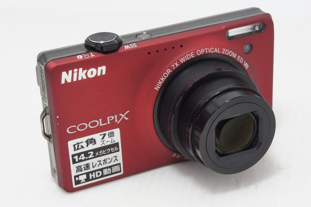 良品 Nikon ニコン COOLPIX S6000 コンパクトデジタルカメラ フラッシュレッド 260513r 良品 Nikon ニコン COOLPIX S6000 コンパクトデジタルカメラ フラッシュレッド 260513r