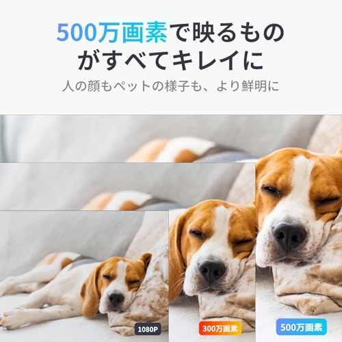 【Works with Alexa認定】 SwitchBot 防犯カメラ 500万画素 監視カメラ アプリ通知 遠隔確認 動体検知 自動追跡 ナイトビジョン 双方向音声通話 パン/チルト カラーナイトビジョン 室内 スイッチボット 見守りカメ fff13e14