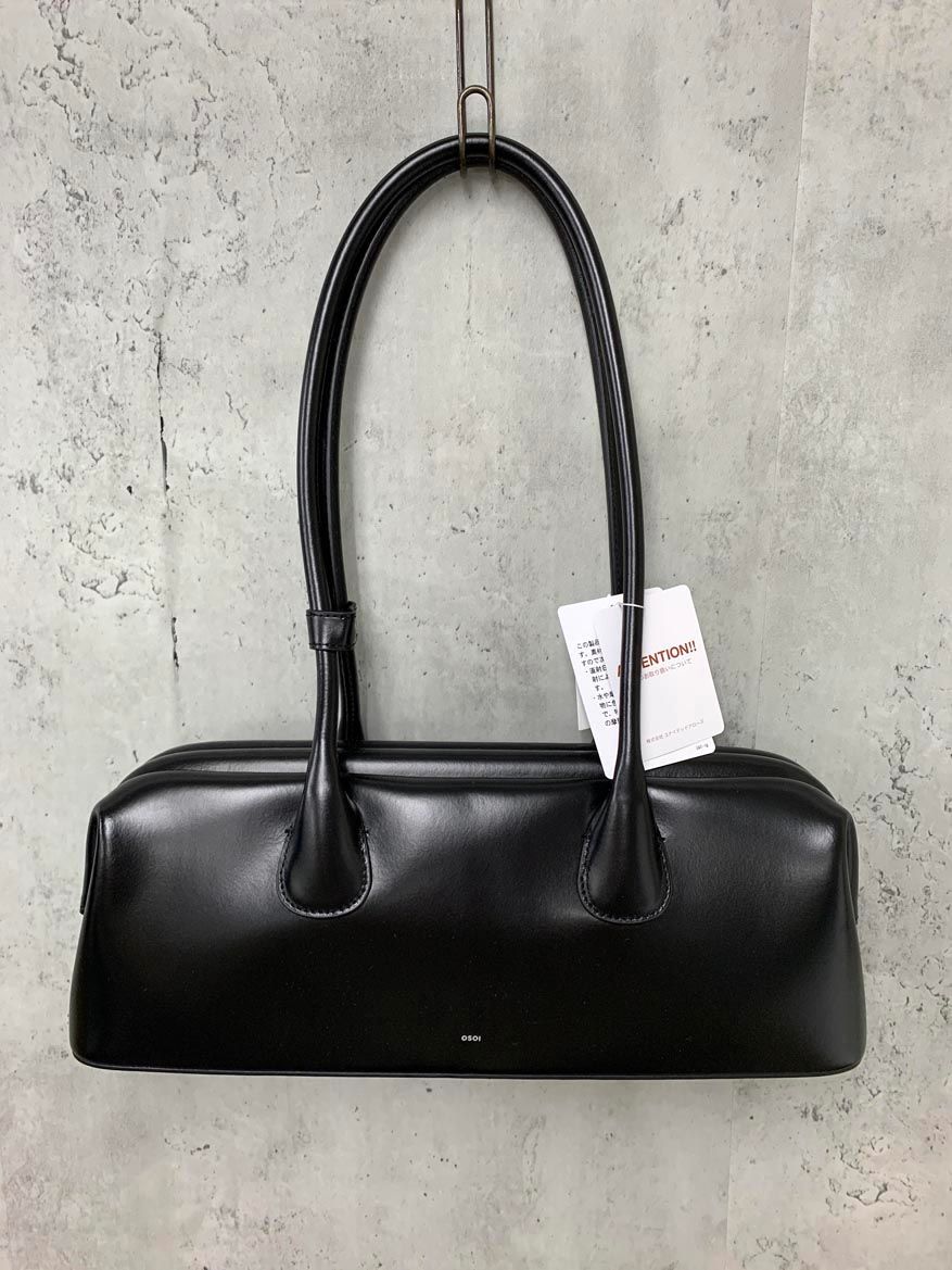 新品 OSOI オソイ 牛革 BOAT WIDE バッグ BLACK ■■◎レディース