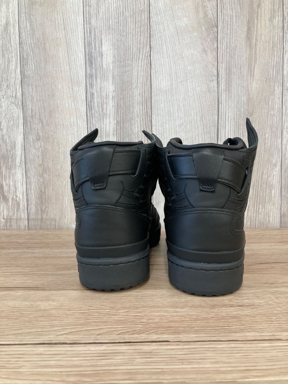 adidas×JEREMY SCOTT アディダス ×ジェレミースコット WINGS 4.0 ブラック GY4419 27cm 箱付き 平塚店　衣料品 ㊱