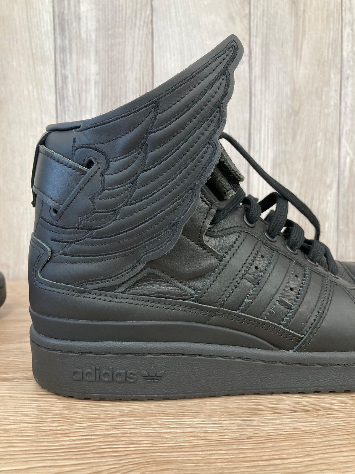 adidas×JEREMY SCOTT アディダス ×ジェレミースコット WINGS 4.0 ブラック GY4419 27cm 箱付き 平塚店　衣料品 ㊱