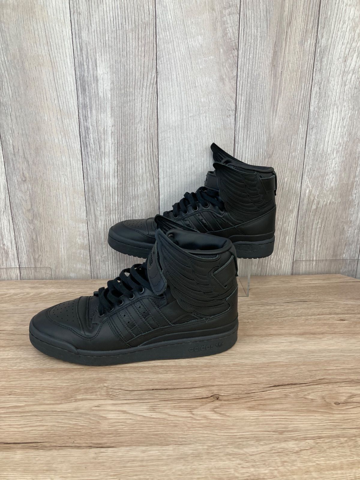 adidas×JEREMY SCOTT アディダス ×ジェレミースコット WINGS 4.0 ブラック GY4419 27cm 箱付き 平塚店　衣料品 ㊱