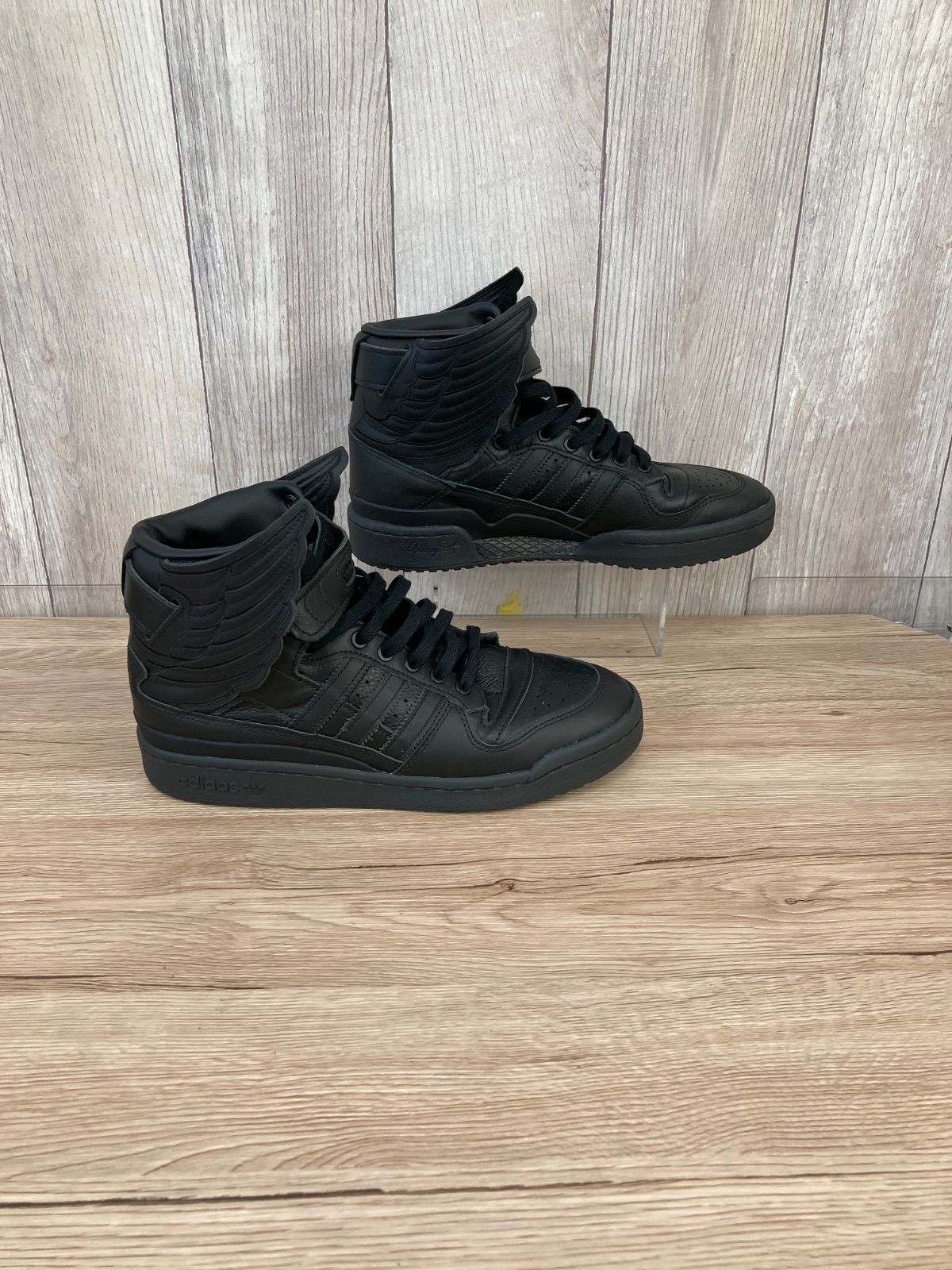 adidas×JEREMY SCOTT アディダス ×ジェレミースコット WINGS 4.0 ブラック GY4419 27cm 箱付き 平塚店　衣料品 ㊱