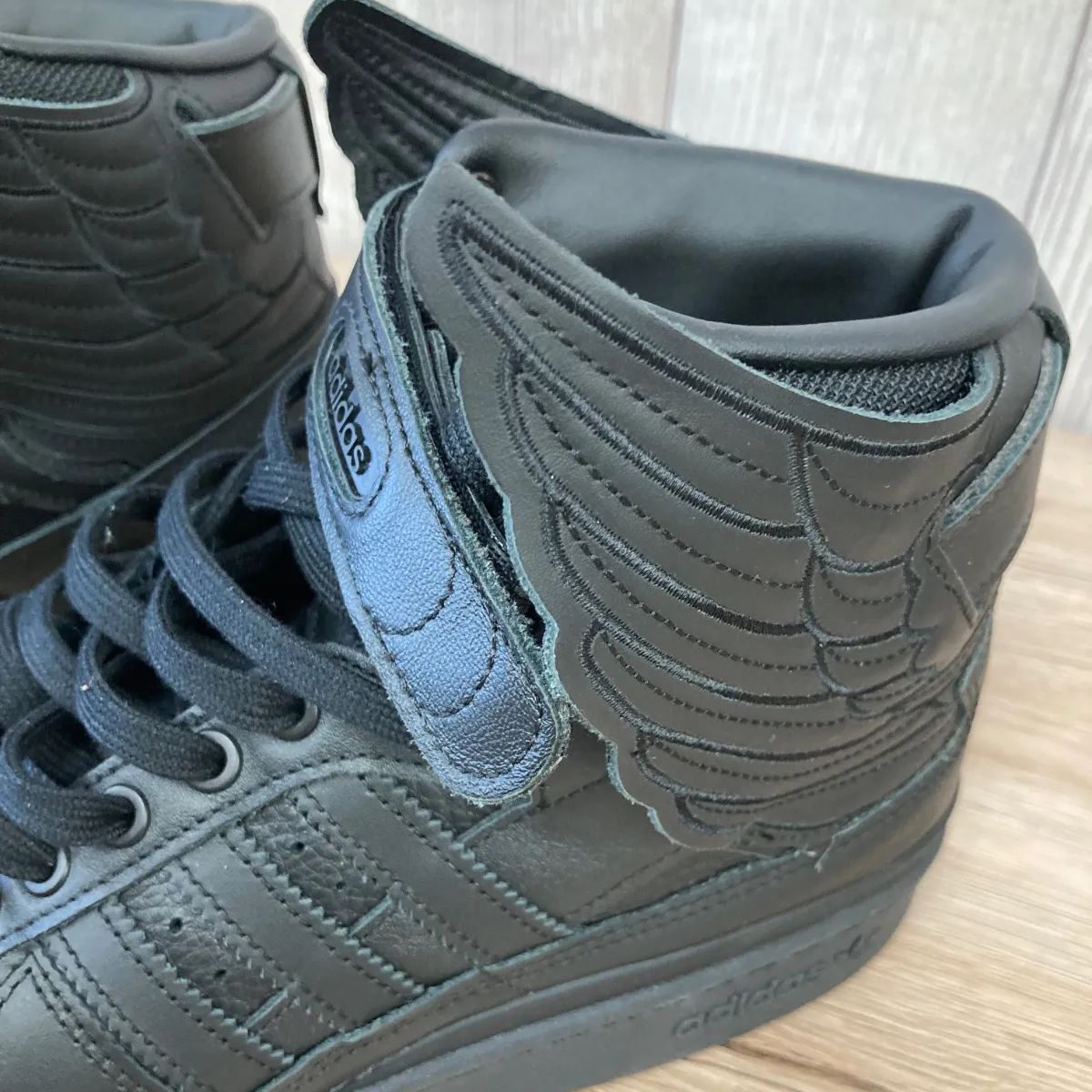 adidas×JEREMY SCOTT アディダス ×ジェレミースコット WINGS 4.0 ブラック GY4419 27cm 箱付き 平塚店　衣料品 ㊱