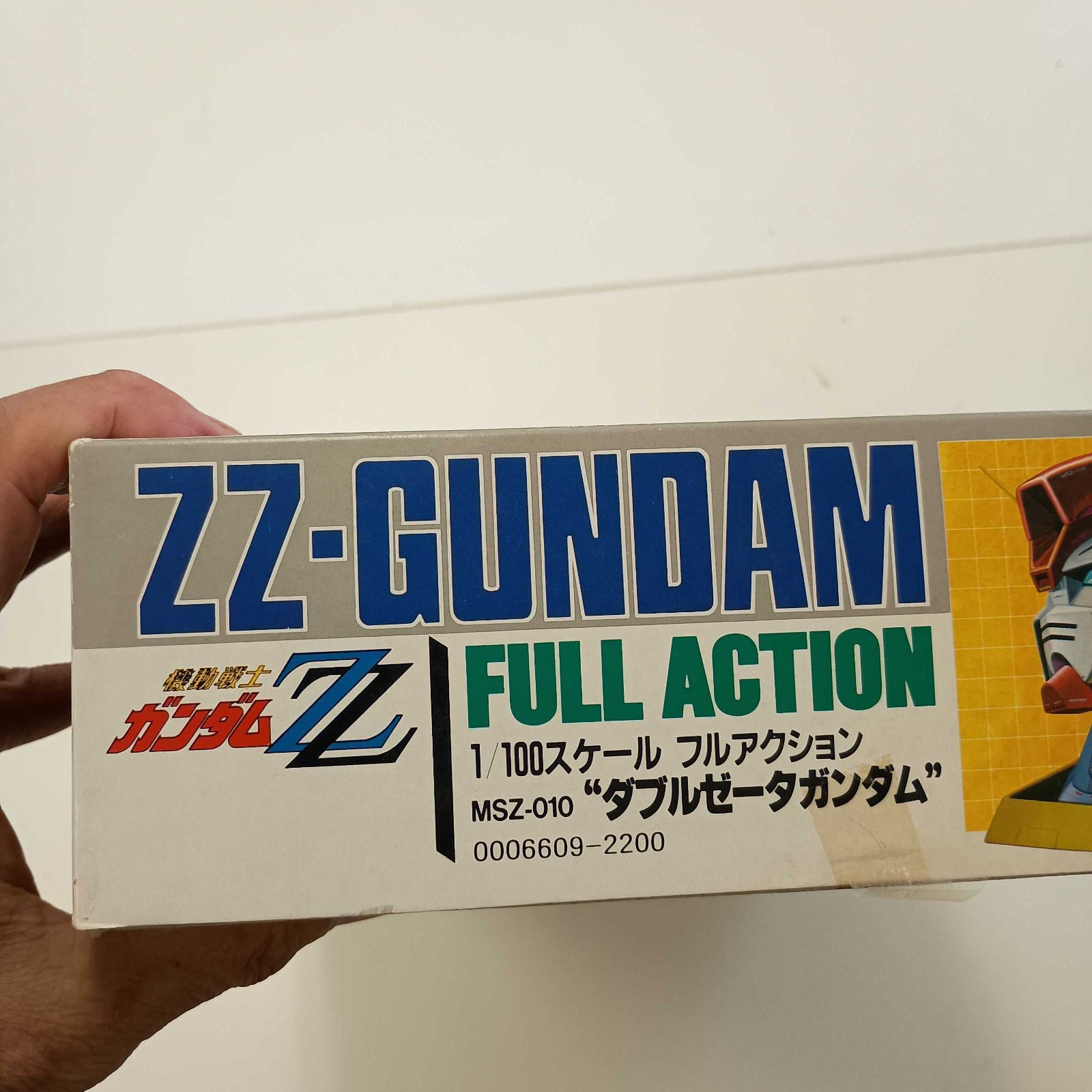 未組立 BANDAI ZZ GUNDAM MSZ-010 1/100 1986 箱、取扱付 バンダイ ZZ
