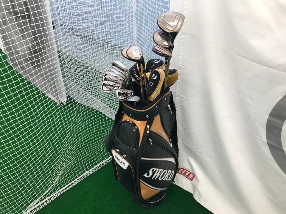 カタナゴルフ　SWORD SNIPER AIR　10.5度　オリジナルカーボン/スチール（PT)　SRフレックス　クラブセット　中古【最短即日発送】
