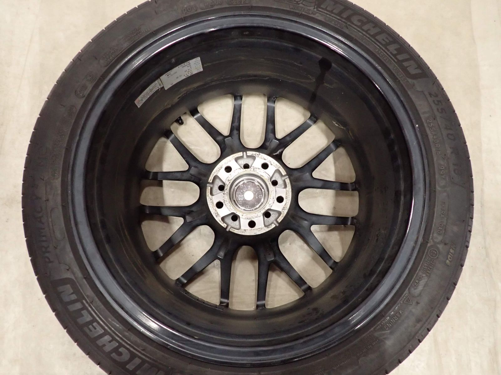 夏4本SET 会社宛送料無料 225/40R18×8.5J 92Y ミシュラン プライマシー4 2021年製 WORK エモーション M8R アルミ 255/40R18 特価 NO,I3946