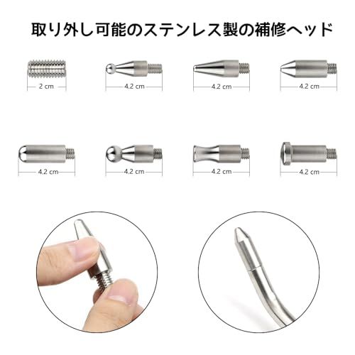 WHDZ 車 デントリペアツール 押し出し 修理キット 作業 板金道具 デントツール 凹み直す 補修ツール 車凹み修理工具 デントツールセットso ebe909fe