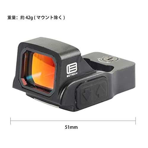 ZZ ET EFLXタイプ レプリカ ミニドットサイト ダットサイト 20mmレイル グロックユニバーサル マウント付き（BK）so 0a2238e3