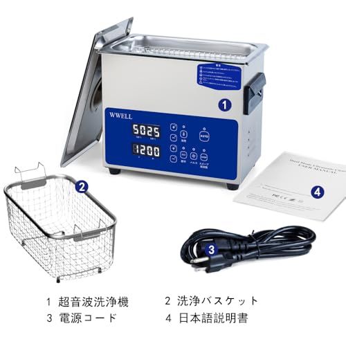超音波洗浄機 業務用 3L 卓上型 28/40kHz スイープ周波数 自動モード 超音波洗浄器 メガネ/入れ歯/時計/アクセサリー用 タッチパネル 加熱 脱気 日本語説明書付きso 0fbb78dd