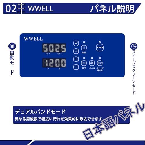 超音波洗浄機 業務用 3L 卓上型 28/40kHz スイープ周波数 自動モード 超音波洗浄器 メガネ/入れ歯/時計/アクセサリー用 タッチパネル 加熱 脱気 日本語説明書付きso 0fbb78dd