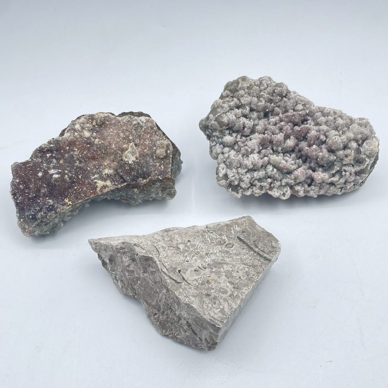 鑑賞石 総重量約1.3㎏ 3点セット KS01-60