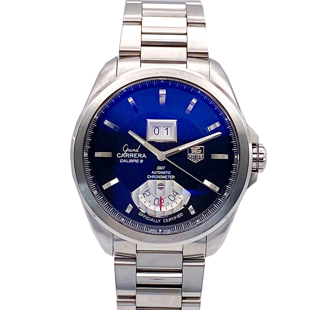 TAG HEUER タグホイヤー グランドカレラ GMT キャリバー8 43mm 腕時計 