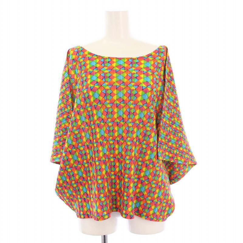 プリーツプリーズ PLEATS PLEASE イッセイミヤケ ブラウス カットソー