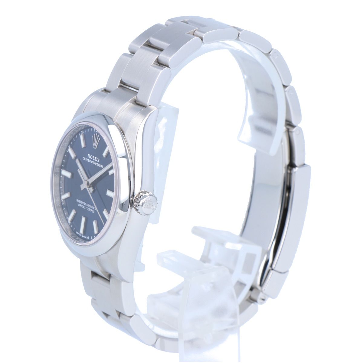 ROLEX】ロレックス オイスターパーペチュアル34 124200 ブルー文字盤 